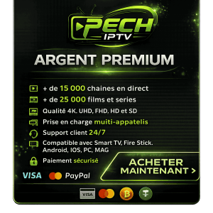 abonnement IPTV 12 mois